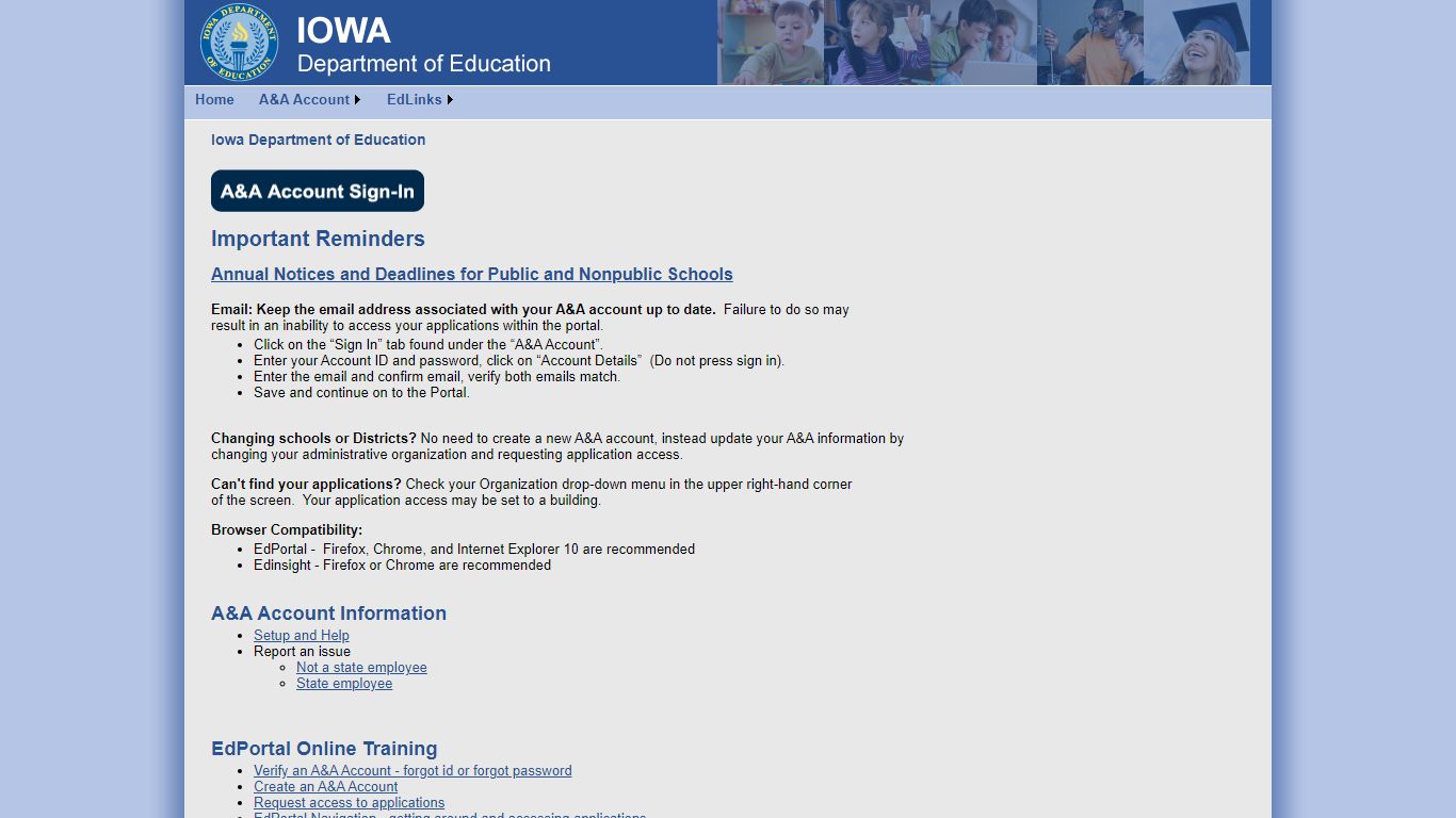 Iowa State Department of Education