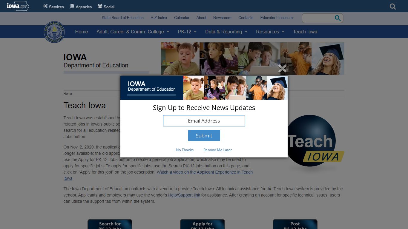 Teach Iowa | Iowa Department of Education